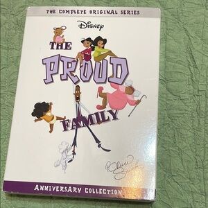 Disney The Proud Family DVD - Purple and White